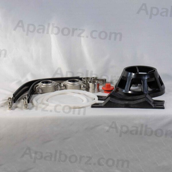 پرشر وسل  8 اینچ 6 المان مولتی پورت 450psi برند Honsun - تصویر 4
