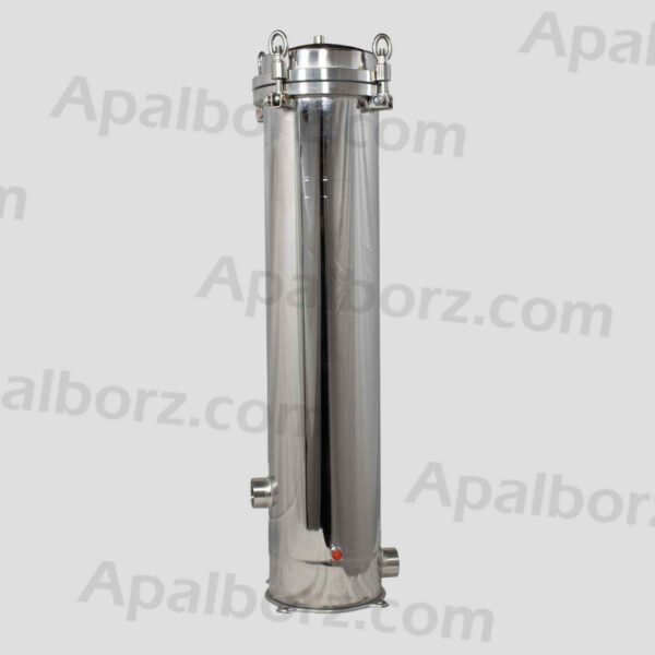Stainless steel microfilter housing